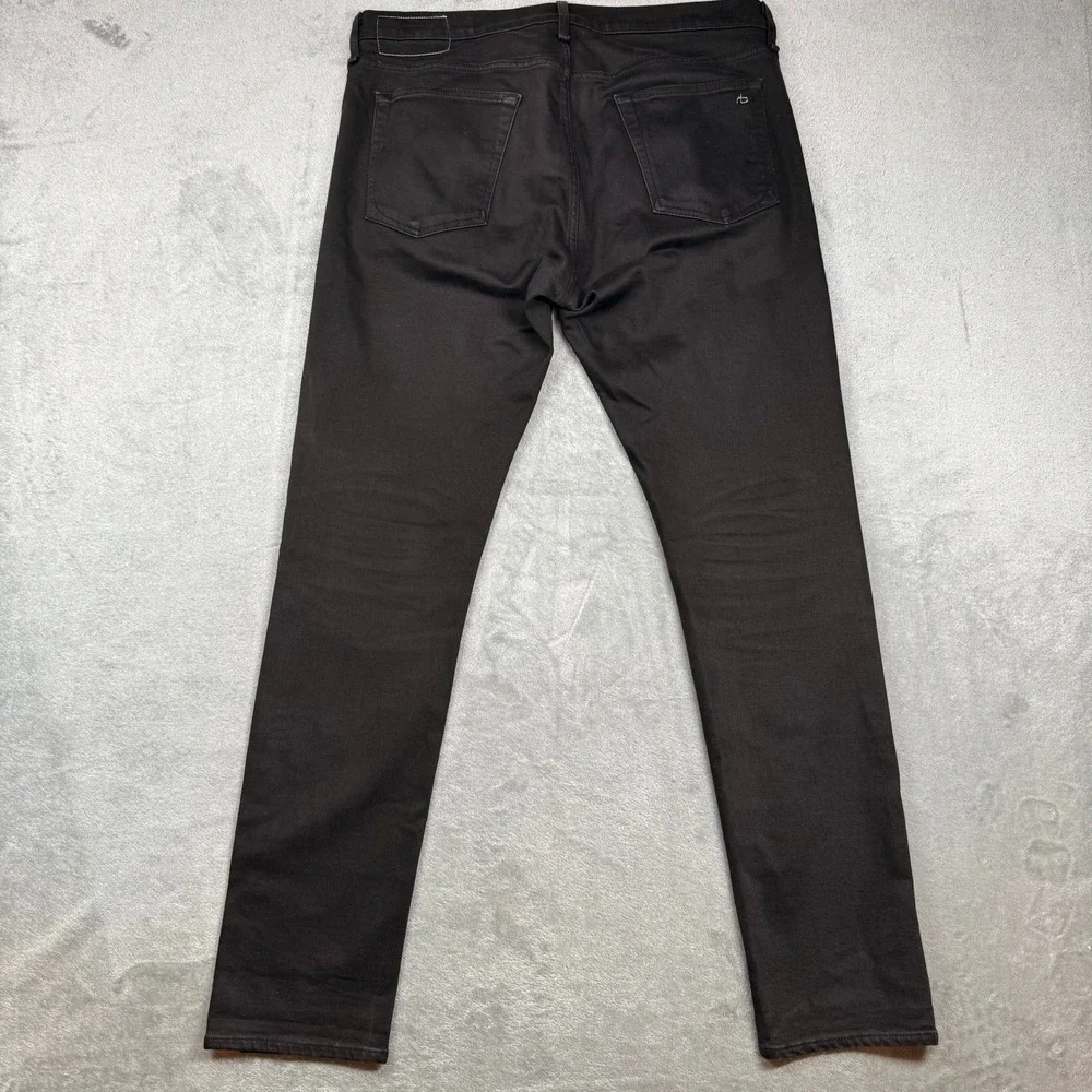 Rag & Bone Fit 2 Slim Mens Jeans Size 36 Brown Denim Button Fly Pants Indie Rock
